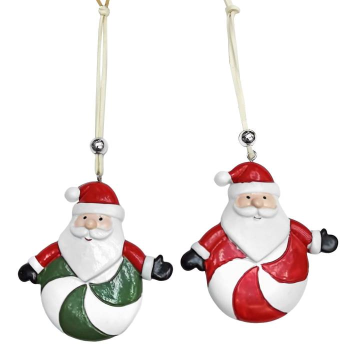 93-3730 Στολίδι Polyresin Άγιος σε Τροχό 7,5cm χονδρική, Χριστουγεννιάτικα χονδρική