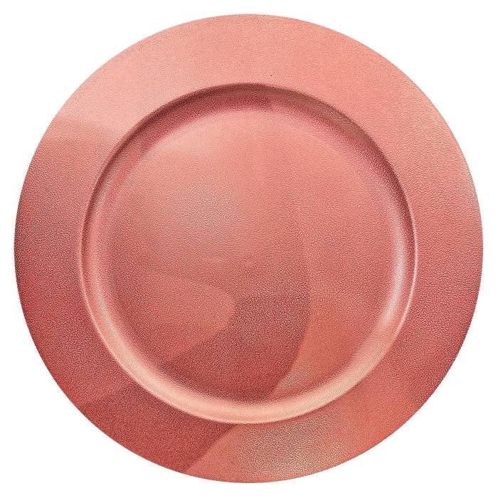 93-3855 Πιατέλα Πλαστική Κόκκινη ø35cm χονδρική, Χριστουγεννιάτικα χονδρική