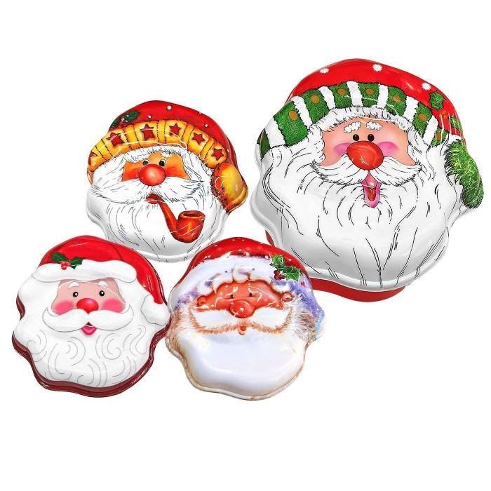 93-4040 Κουτί Αγ. Βασίλης Πλαστικό 19x18x8cm χονδρική, Χριστουγεννιάτικα χονδρική