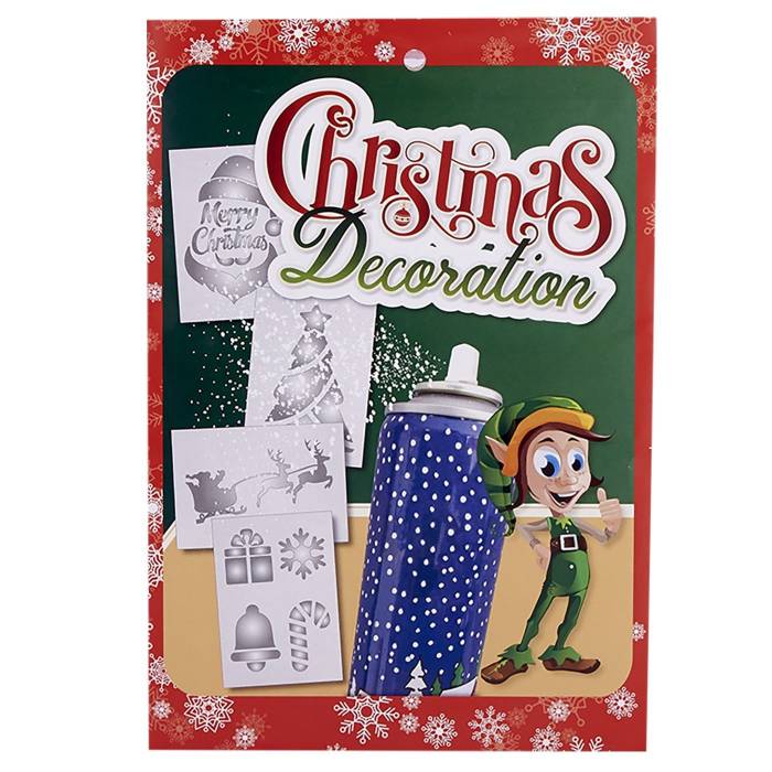 93-61 Σχέδια Τζαμιών σετ=4τεμ Τεμ=17x25cm χονδρική, Χριστουγεννιάτικα χονδρική